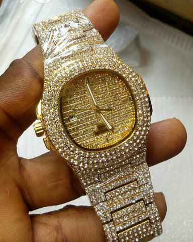 Image of DIAMOND PATEK UNISEX WRISTWATCHES